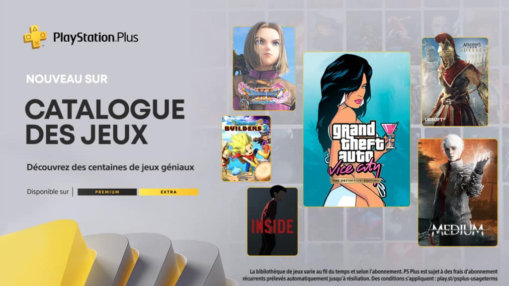 Playstation Plus 2022 Octobre Extra Premium