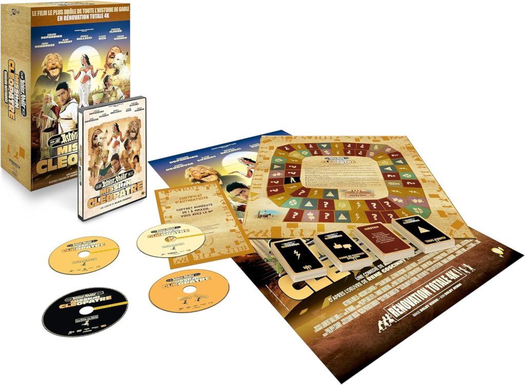 Asterix Et Obelix Mission Cleopatre Blu Ray 4k Coffret Collector Final
