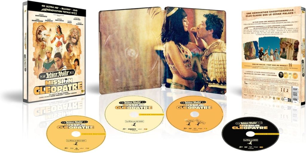 Asterix Et Obelix Mission Cleopatre Blu Ray 4k Edition Limitee Final