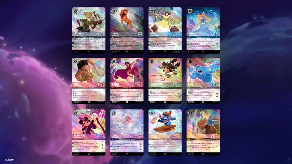 Disney Lorcana Niveaux Rarete Enchantees