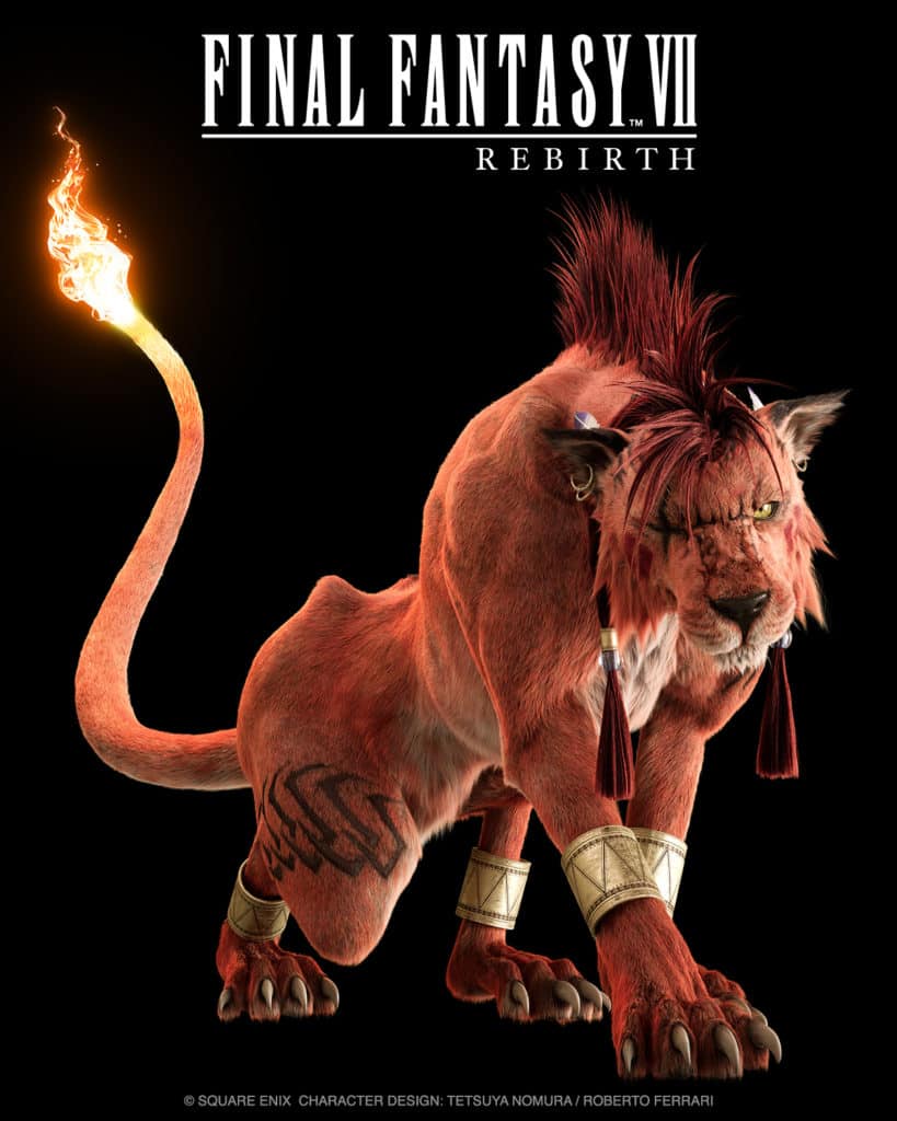 Final Fantasy 7 Rebirth Bustshot Red Xiii Bust