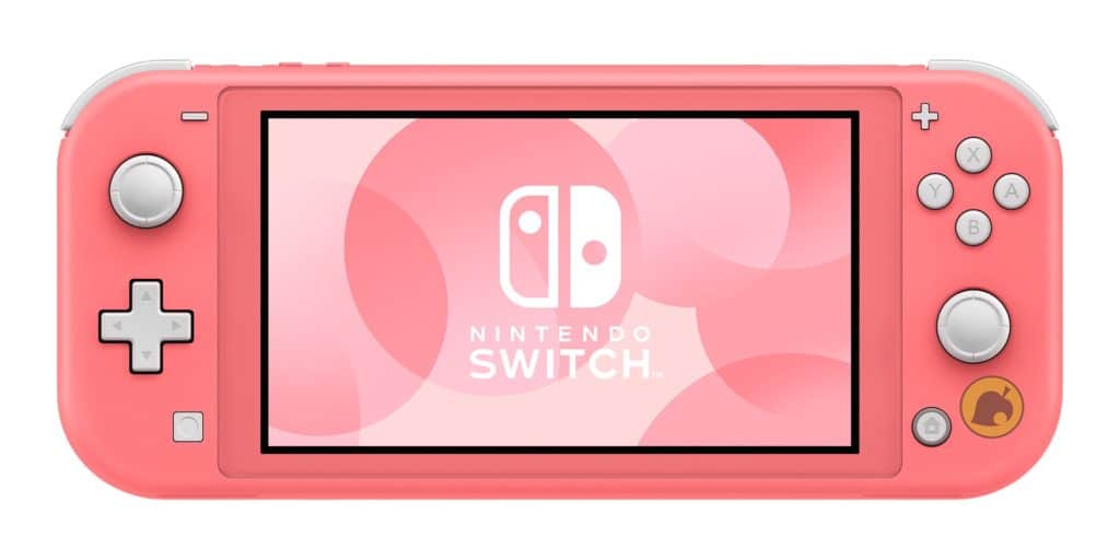 Nintendo Switch Lite Corail Animal Crossing