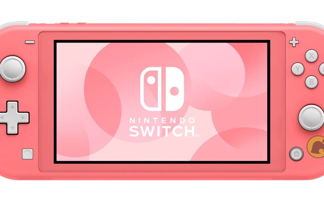 Console Nintendo Switch Lite Corail Edition Animal Crossing