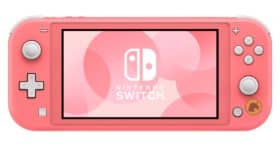 Nintendo Switch Lite Corail Animal Crossing