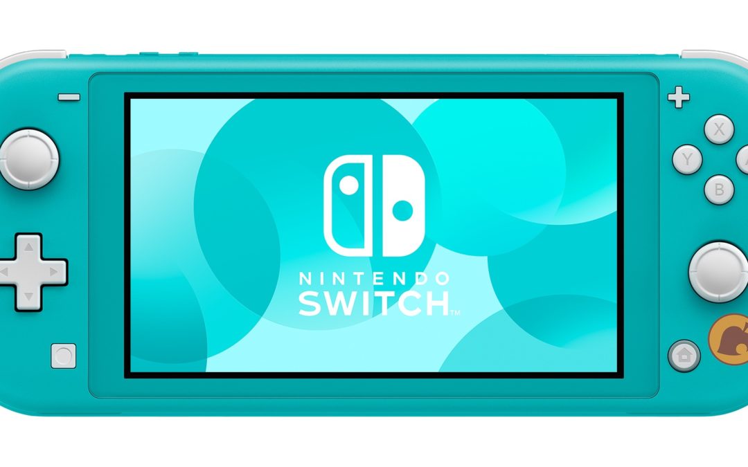 Console Nintendo Switch Lite Turquoise Edition Animal Crossing