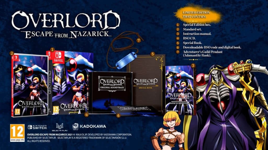 Overlord Escape From Nazarick Edition Limitee Switch