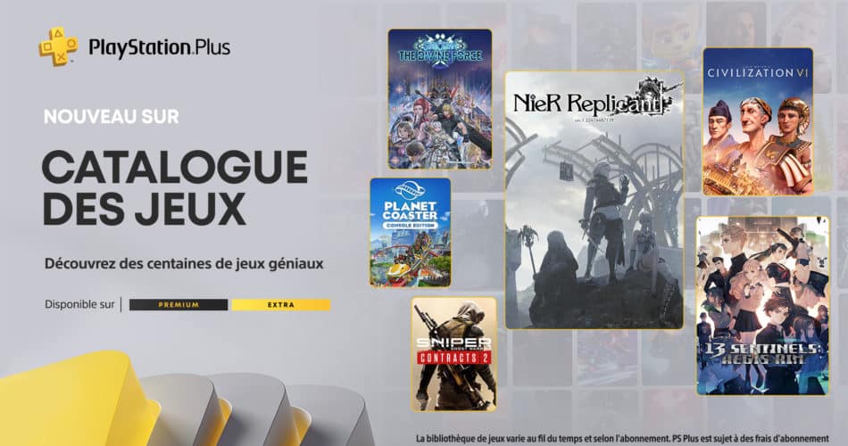 Playstation Plus 2023 Septembre Extra Premium