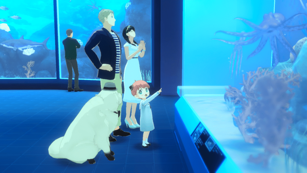 Spy X Anya Screen Outing Aquarium