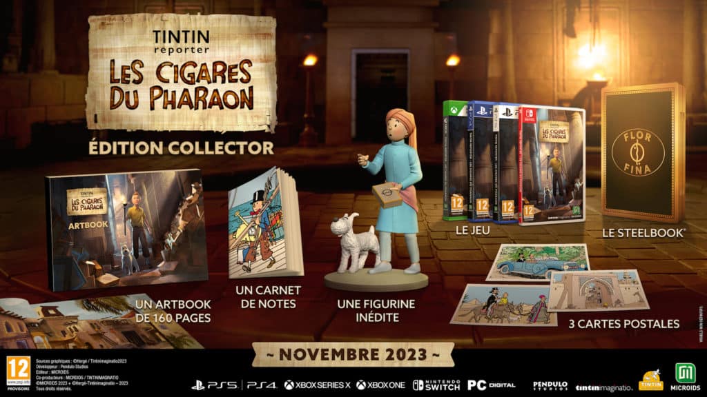 Tintin Reporter Les Cigares Du Pharaon Edition Collector