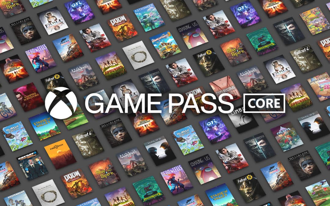 Le Xbox Game Pass Core remplace le Xbox Live Gold