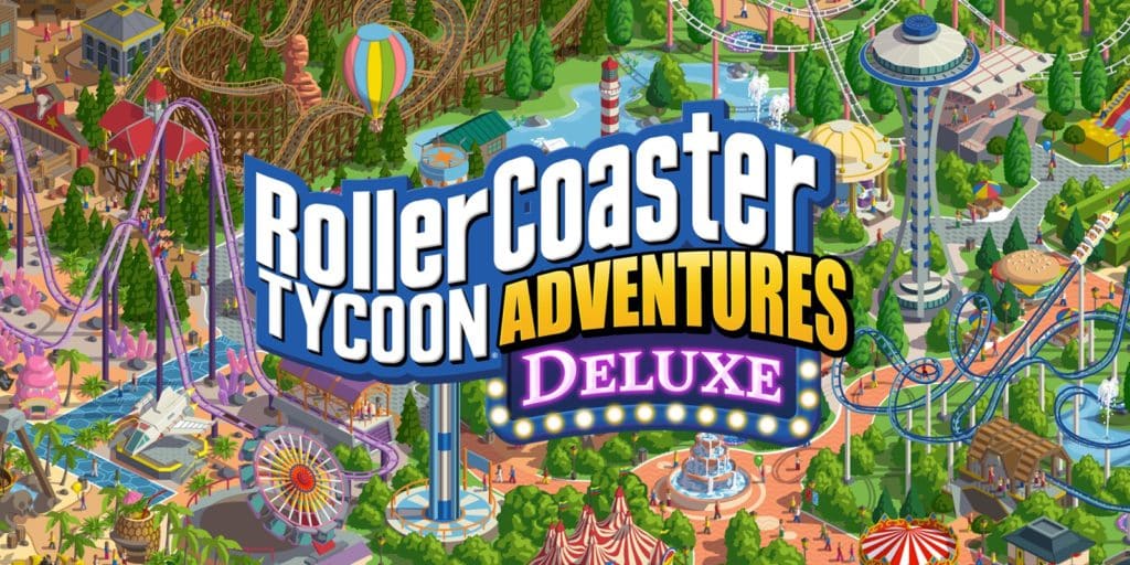 Rollercoaster Tycoon Adventures Deluxe Keyart