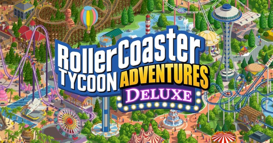 Rollercoaster Tycoon Adventures Deluxe Keyart