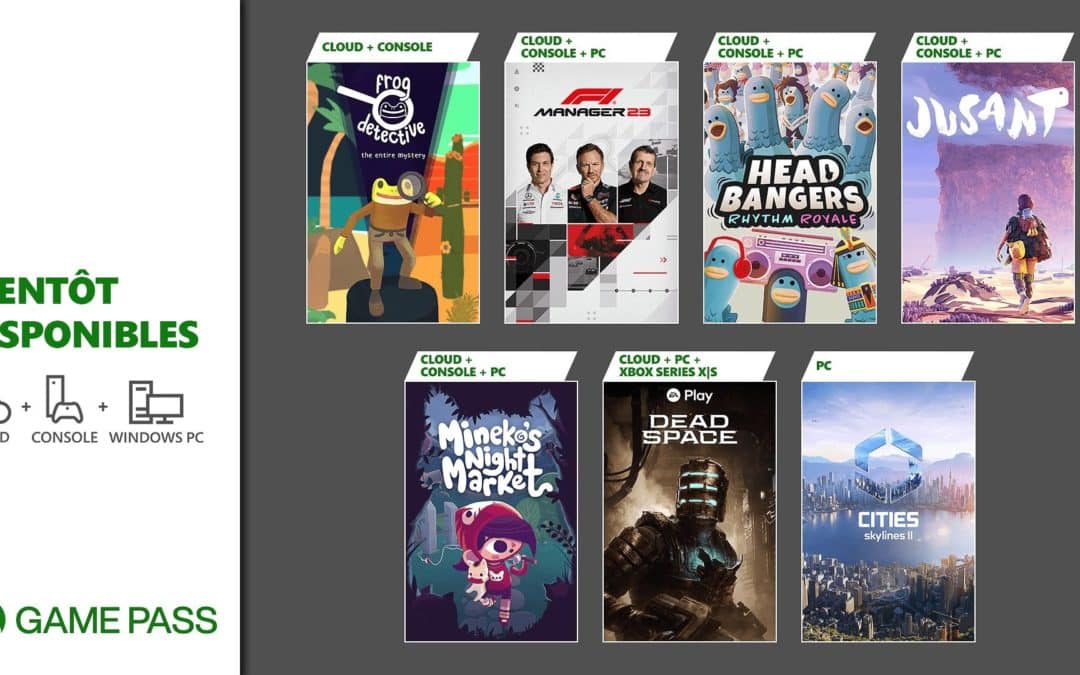 Xbox Game Pass: F1 Manager 2023, Dead Space…