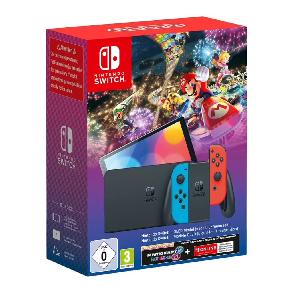 Console Nintendo Switch Oled Edition Mario Kart 8 Deluxe