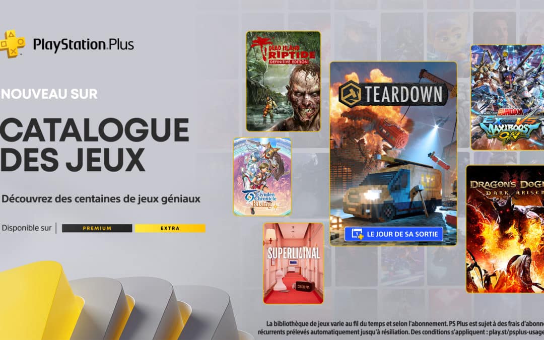 Les jeux PlayStation Plus Extra & Premium (Novembre 2023)