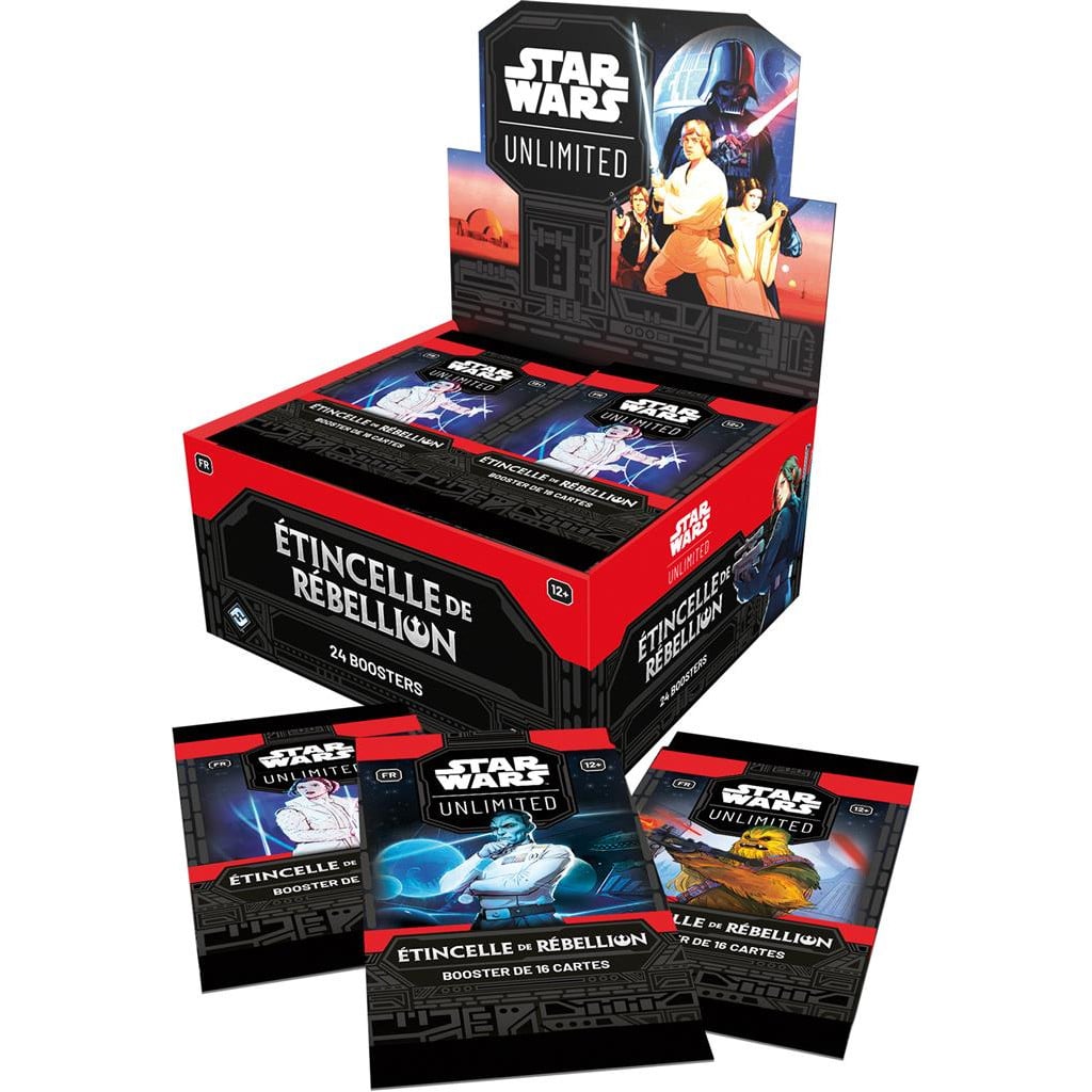 Star Wars Unlimited Etincelle De Rebellion Boite De 24 Boosters