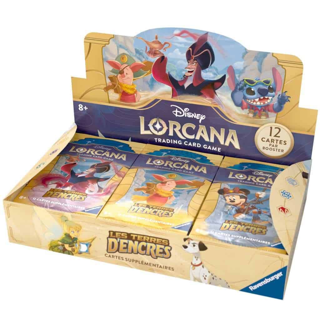 Disney Lorcana Boite De 24 Boosters Les Terres D Encres