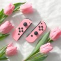 Manettes Joy Con Rose Pastel