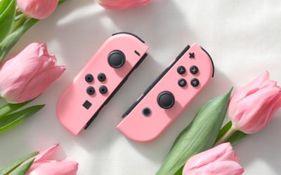 Manettes Joy-Con Rose pastel (Switch)