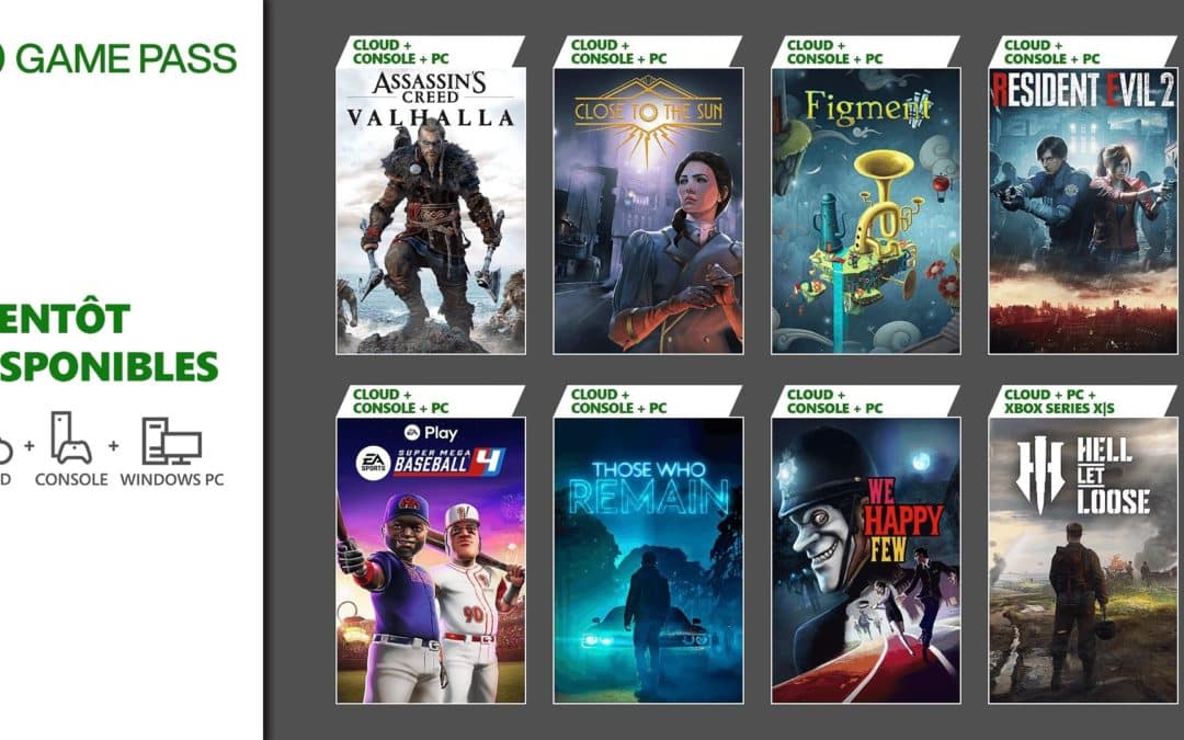 Xbox Game Pass: Assassin’s Creed Valhalla, Resident Evil 2…