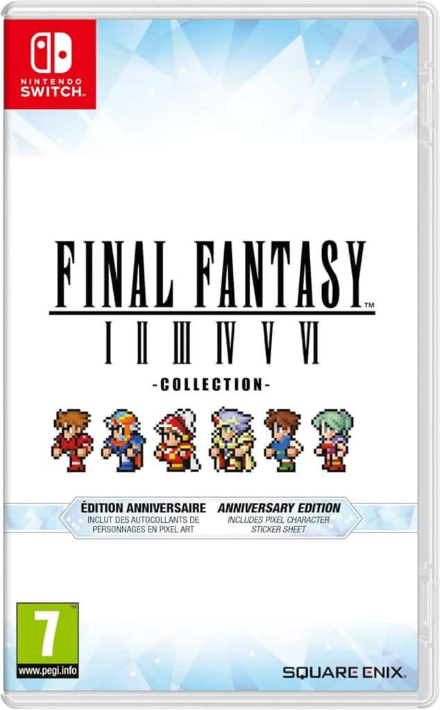 Final Fantasy I Vi Pixel Remaster Collection Edition Anniversaire Switch