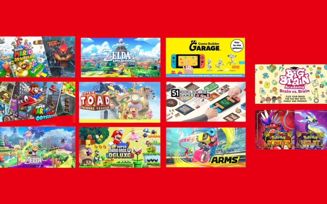 Nintendo Switch 2: mises à jour gratuites pour 12 jeux Nintendo Switch