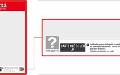 Nintendo Switch 2: explications sur les game-key cards