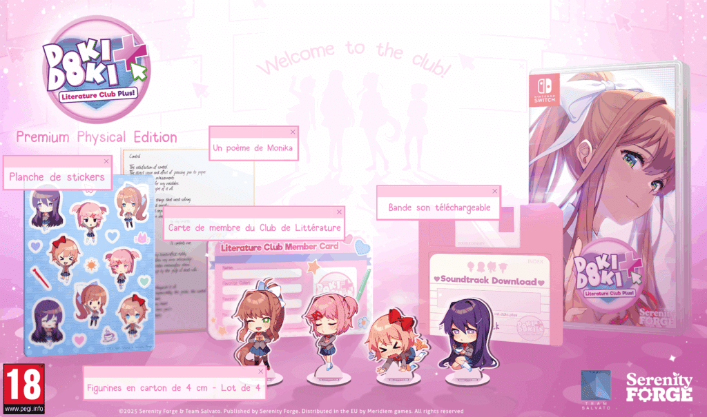 Doki Doki Literature Club Plus Edition Premium Switch