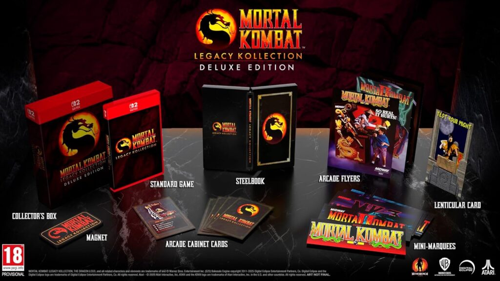 Mortal Kombat Legacy Kollection Edition Deluxe Switch 2